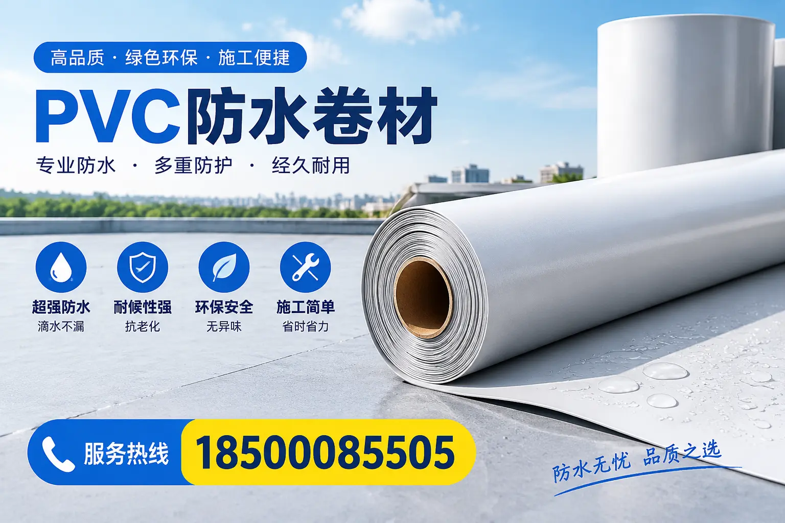 选用PVC防水卷材时需要避开的常见误区，特别是在咸宁